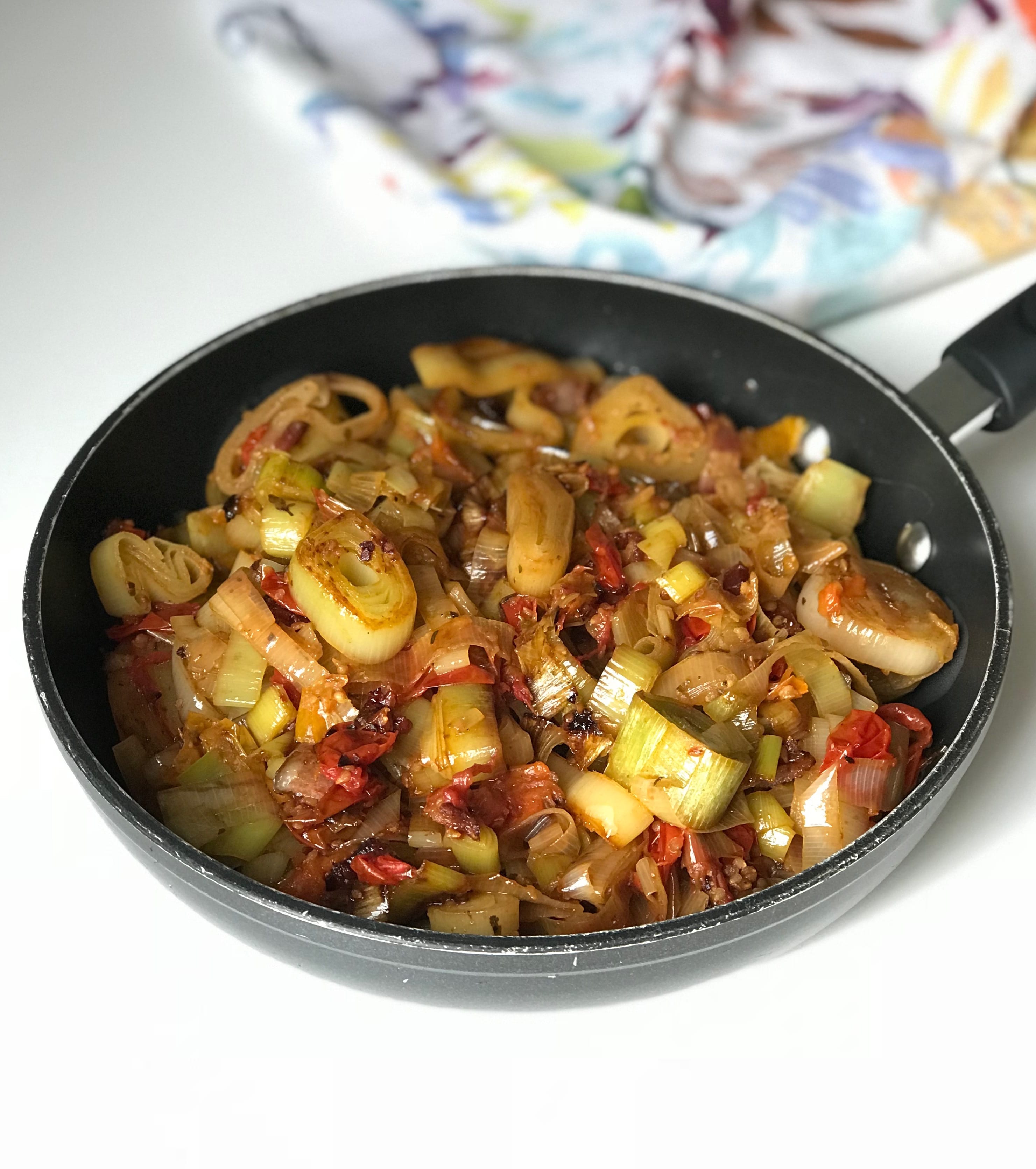 Bacon Sautéed Leeks Healthy Eating And Living